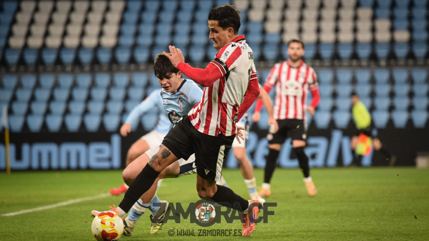 Carbonell, del Zamora CF, fue autor de dos dianas ante el Celta B