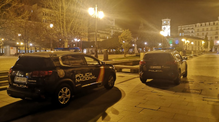 Patrullas de la Policía Nacional en Lugo