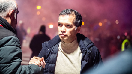 El técnico, a su llegada al Ciutat de València