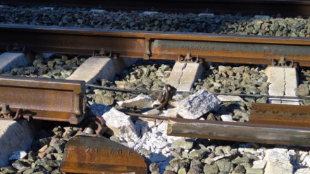 Vía fracturada en Adamuz