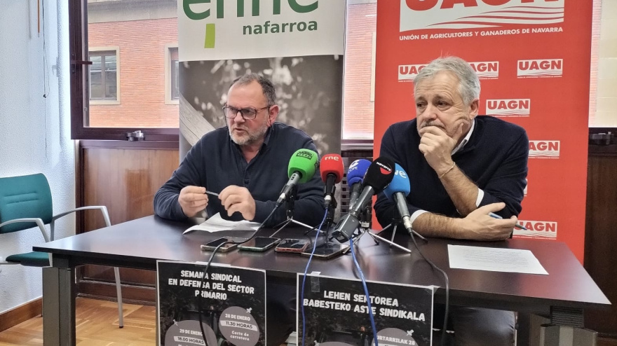 UAGN y EHNE anuncian movilizaciones contra a Mercosur