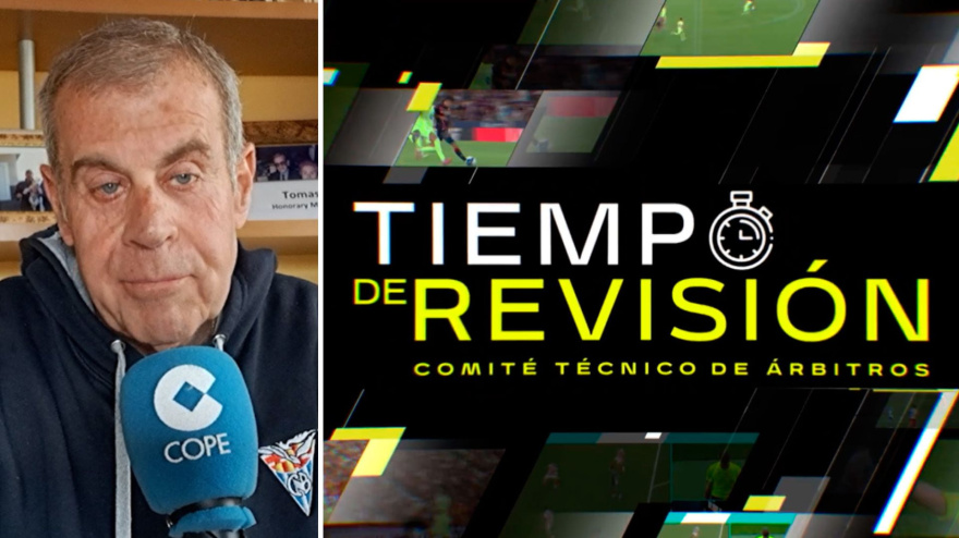 Tomás Guasch ironiza sobre la jugada polémica de la jornada que será revisada en "el tiempo de revisión arbitral, la tira cómica de la semana..."