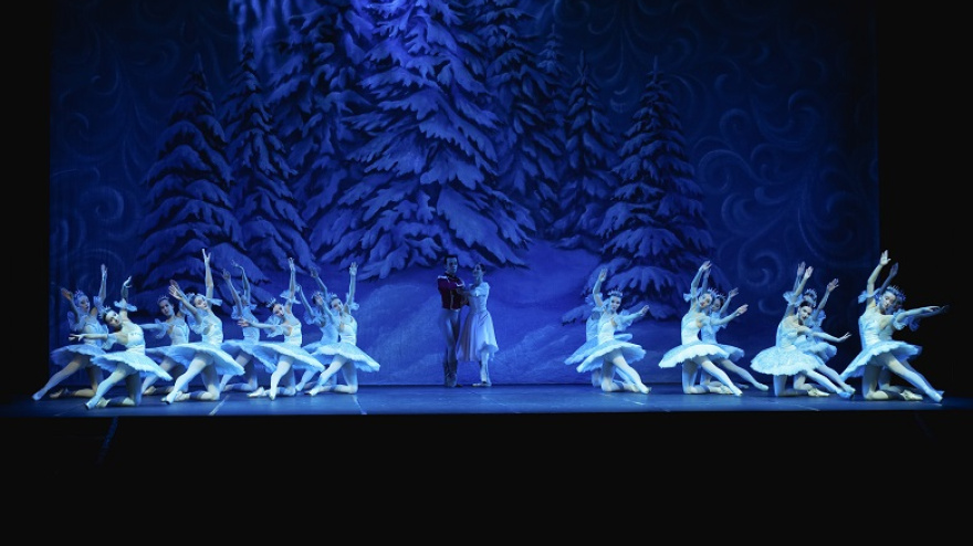 Fragmento de El Cascanueces en la representación del Ballet de Kiev
