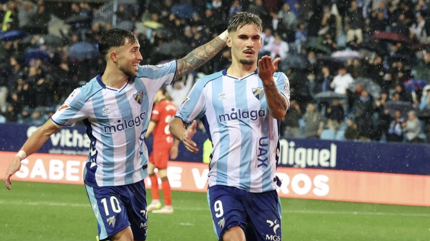 El Málaga con Larrubia (8M) y Chupe (10M), está tranquilo con sus cláusulas.