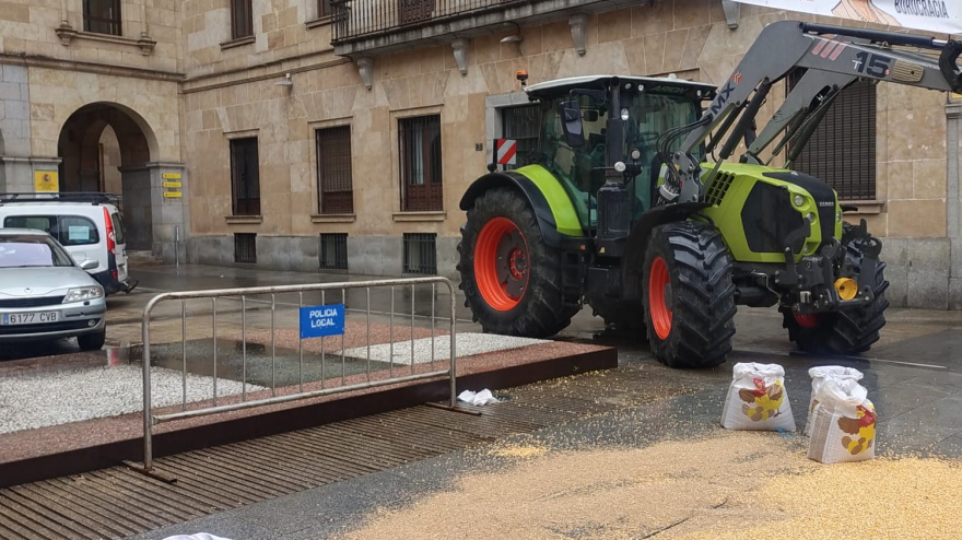 Protestas agrarias en Salamanca