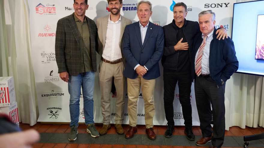 Homenaje Athetic Club subcampeón de Europa 1977 (Turín-Bilbao) 2012 Bucarest