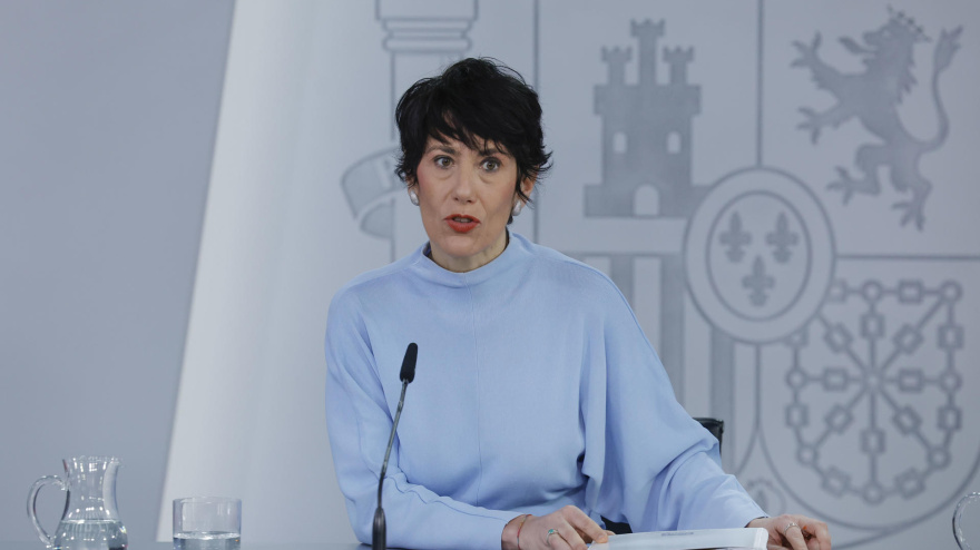 La ministra de Inclusión, Seguridad Social y Migraciones y portavoz del Gobierno, Elma Saiz