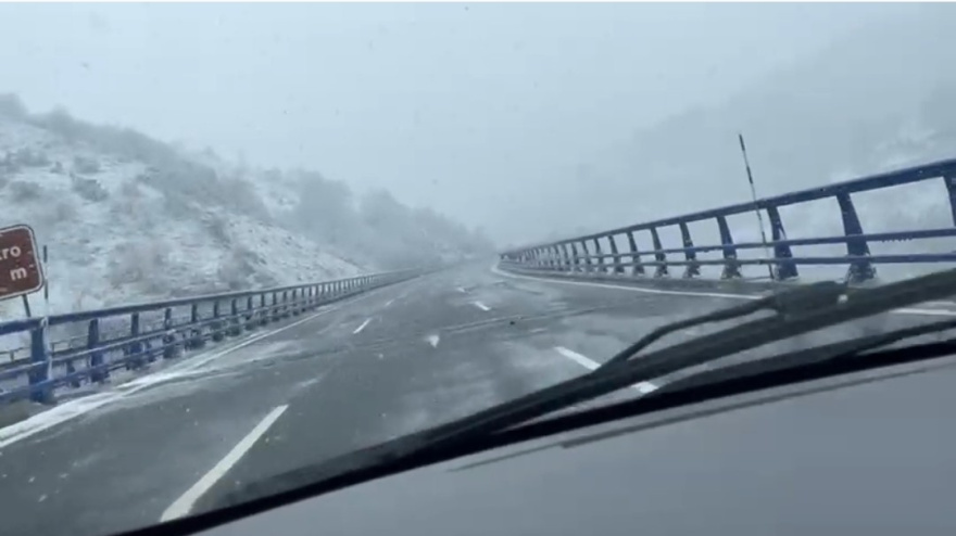 Nieve Pedrafita Autovía