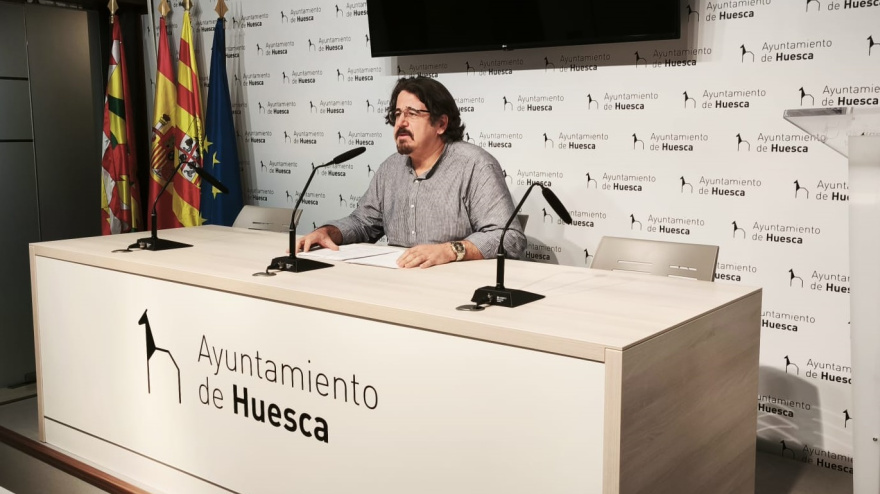 José Luis Rubió, portavoz de VOX en el ayuntamiento de Huesca