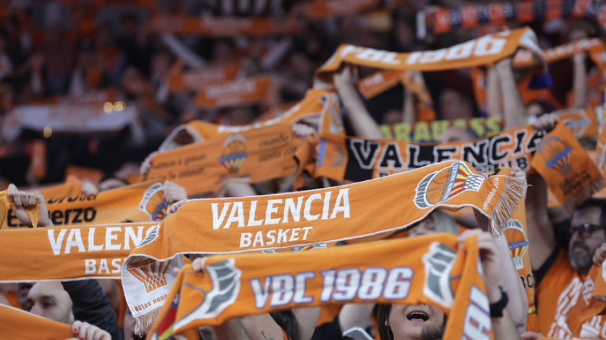 Habrá aficionados en el Valencia Basket - Maccabi Telv Aviv de este jueves en el Roig Arena