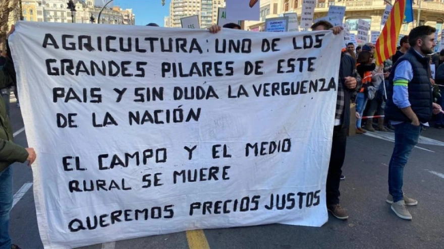 El campo volverá a salir a la calle este jueves en Valencia