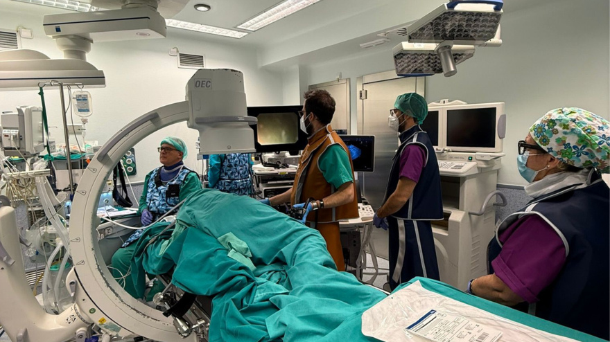 Unidad de Digestivo en el hospital Universitario de Cáceres