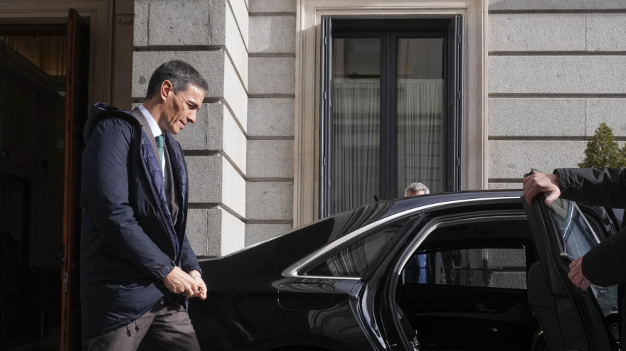 Sánchez a la salida del Pleno del Congreso que no aprobó el decreto ómnibus