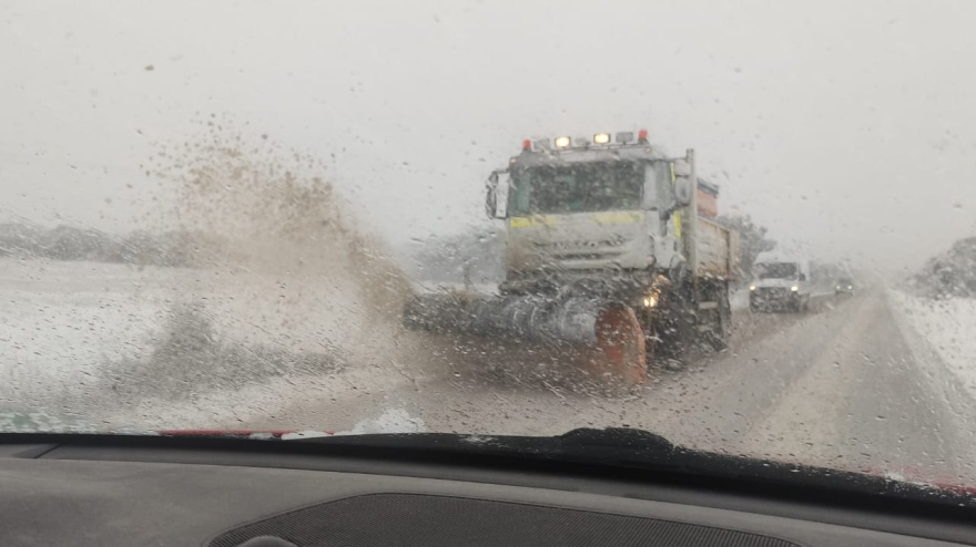 Quitanieves en Guadalajara