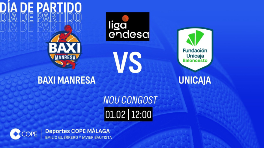 Unicaja comienza la segunda vuelta en Manresa
