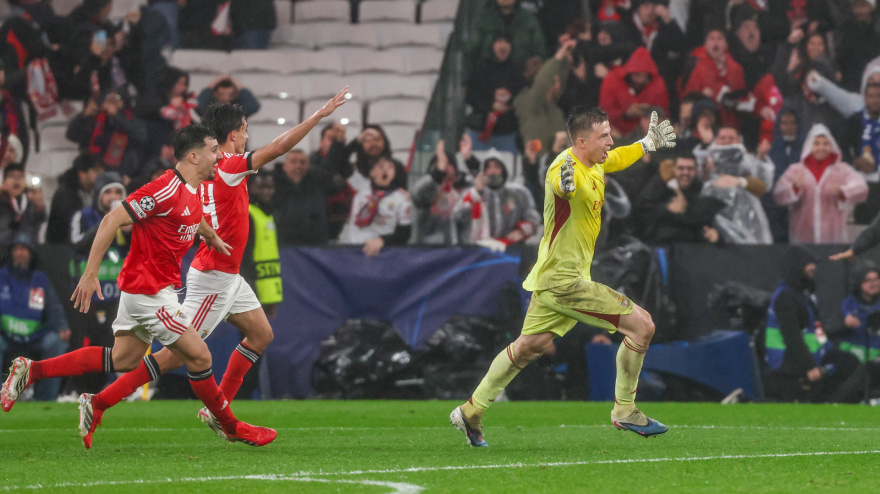 El gol de Trubin frente al Real Madrid (4-2) desató la locura en el Benfica