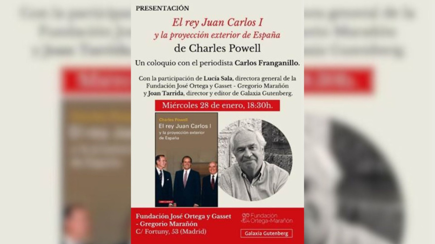 Portada del último libro de Charles Powell