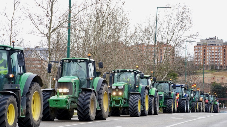 El impacto de la tractorada de Valladolid en el tráfico de la ciudad
