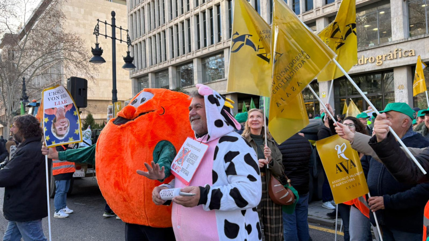 Personas disfrazadas para reivindicar