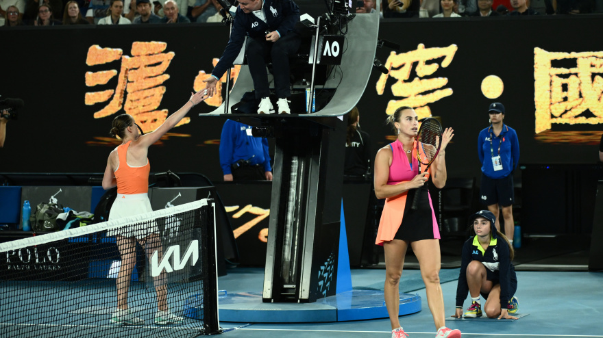 Aryna Sabalenka y Svitolina no se saludaron al terminar el partido de semifinales.