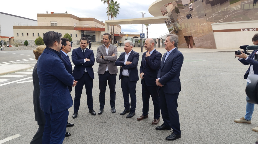 Rafael Louzán en las instalaciones de El Pozo