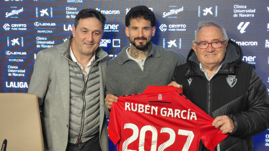 Renovación de Rubén García con Osasuna