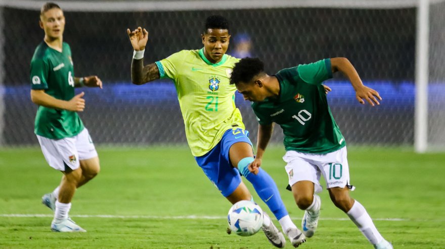 Wesley Ribeiro con Brasil Sub20 | EFE/ Juan Carlos Hernández