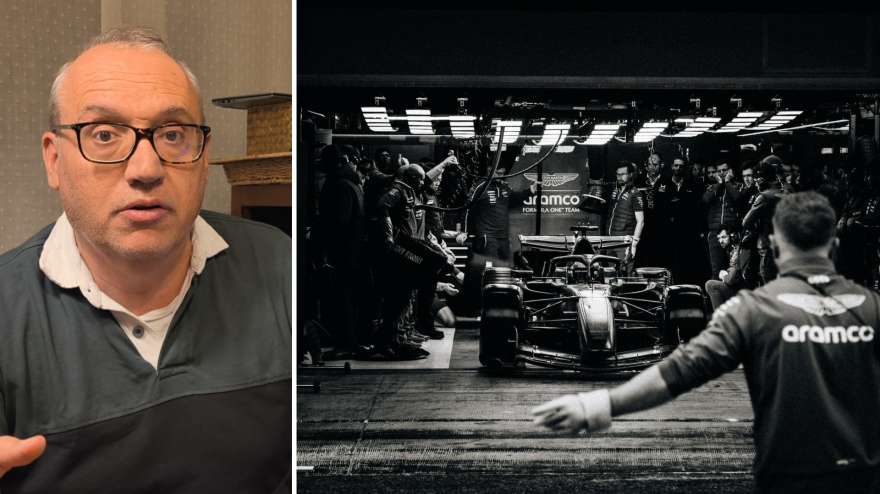 Carlos Miquel y el Aston Martin