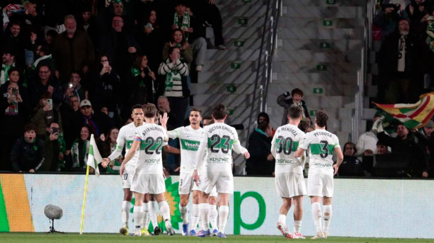 Álvaro Rodríguez hizo ante el Barcelona su quinto gol de la temporada.