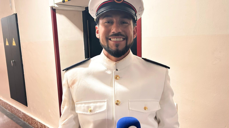 Nicolás, del coro La carnicería