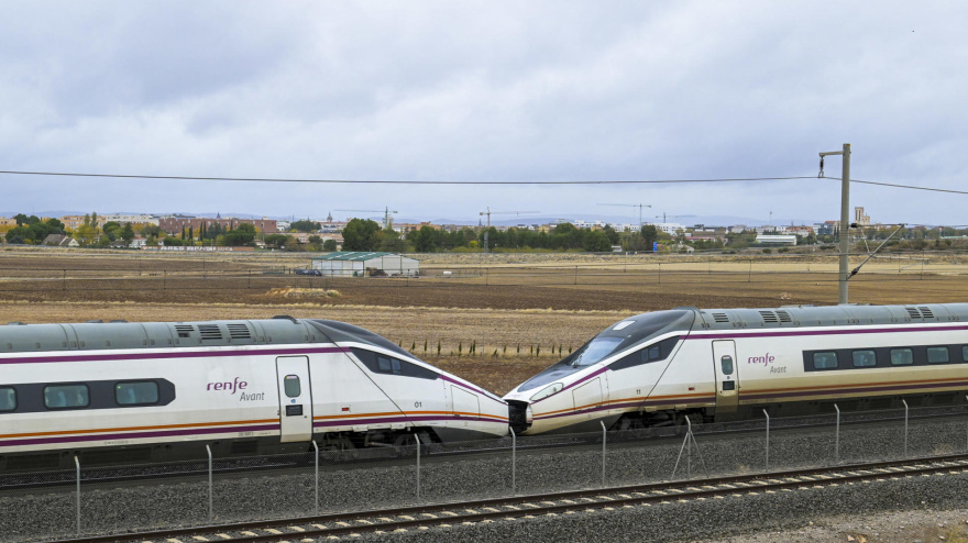 Un tren AVE en Ciudad Real