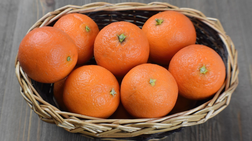 Cesta de naranjas