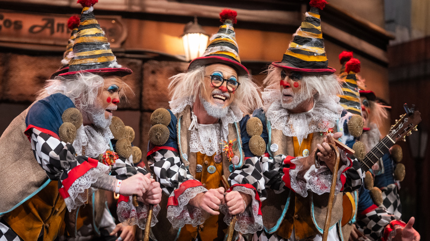 Chirigota 'Los antiguos' - Cuartos de final