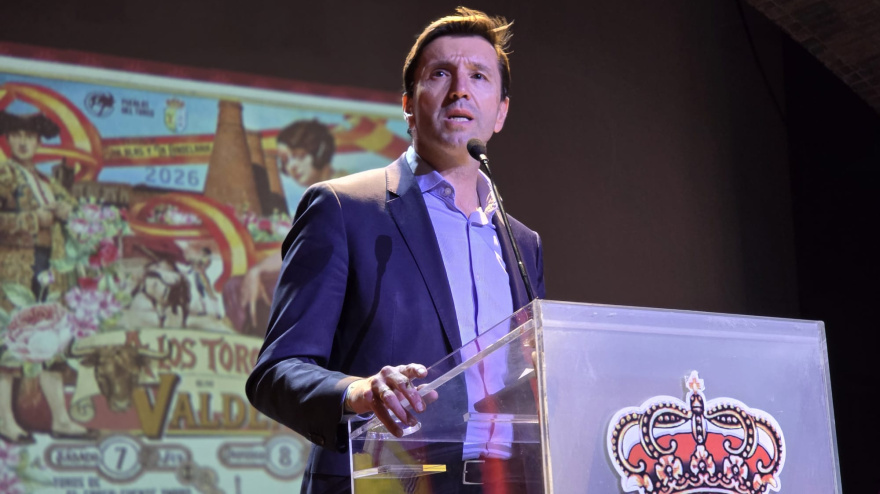 Santiago Villena, alcalde de Valdemorillo, en El Albero