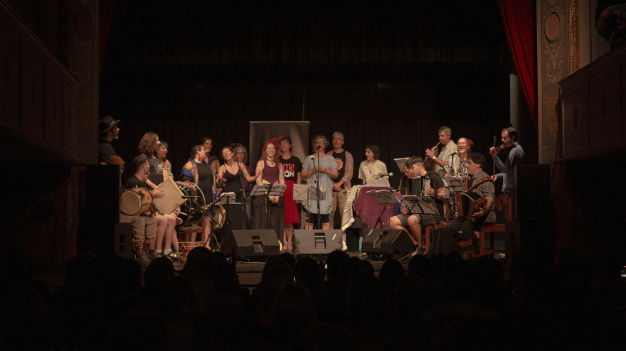 Foto de archivo del "Laboratorio de Cantigas Novas" de Ortigueira