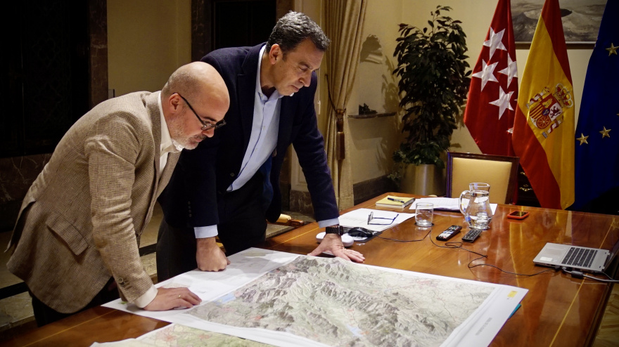 El delegado del Gobierno y el presidente de la Confederación Hidrográfica del Tajo