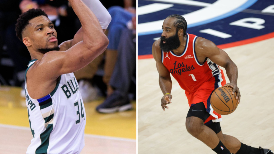 Giannis Antetokounmpo y James Harden