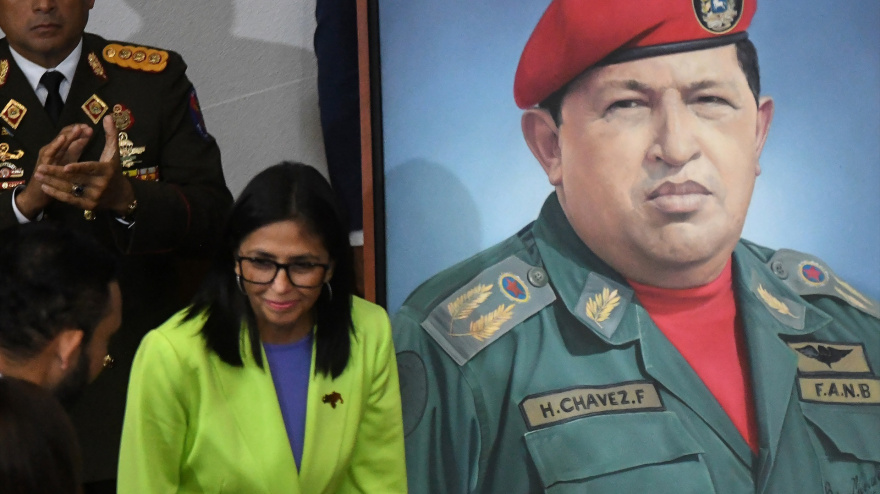 Delcy Rodríguez, presidenta interina en Venezuela