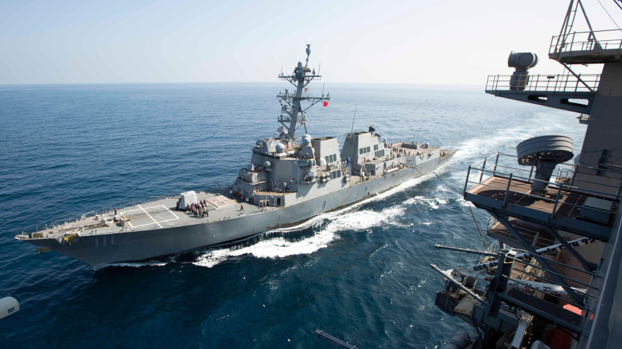 US CENTRAL COMMAND AREA OF RESPONSIBILITY (Nov. 14, 2024) The Nimitz-class aircraft carrier USS Abraham Lincoln (CVN 72)