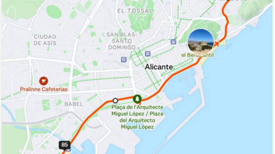 Alicante recomienda evitar el litoral por La Volta entre las 15 y las 17 h