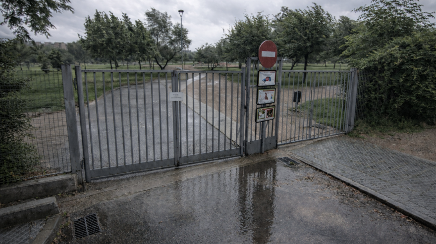 Parque del Guadiana cerrado