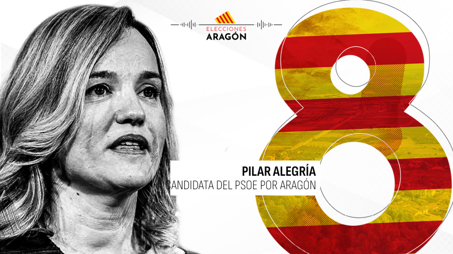 Entrevista a Pilar Alegría, candidata del PSOE a la presidencia de Aragón