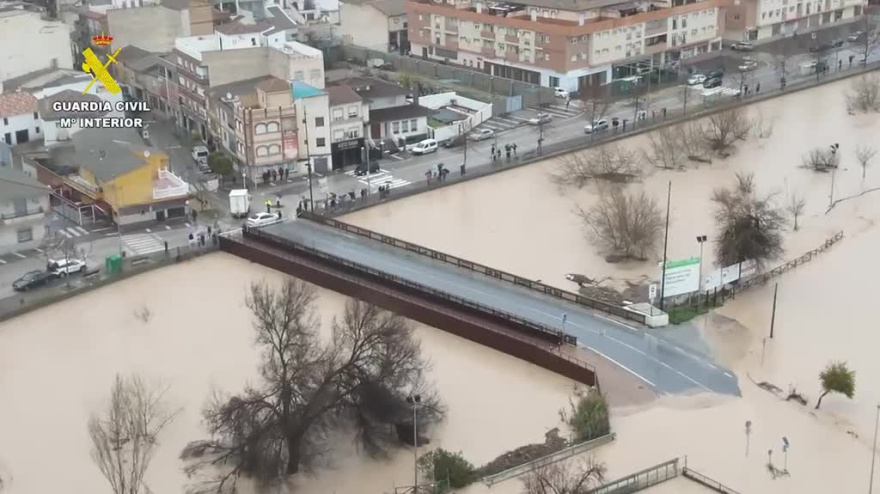 Visión aérea de Huétor Tajar y Santa Bárbara