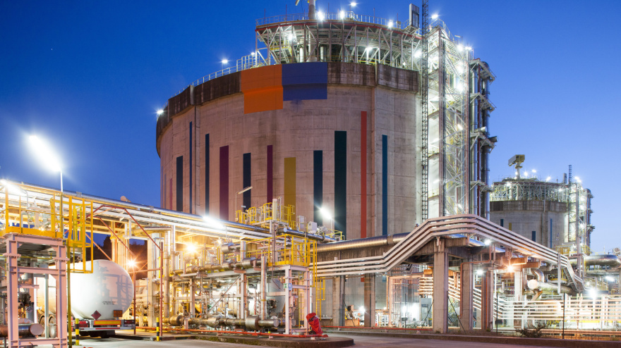 Foto de archivo de la planta de Reganosa