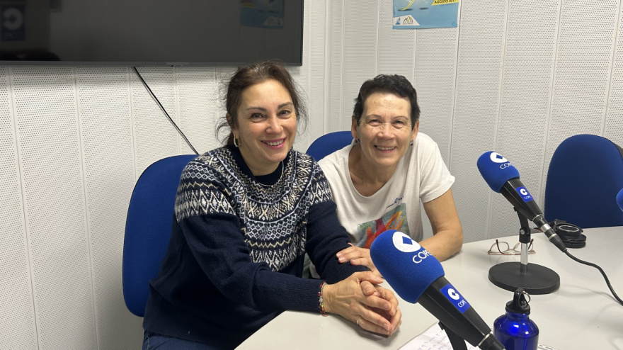 Mª José Piñeiro y Marisa López