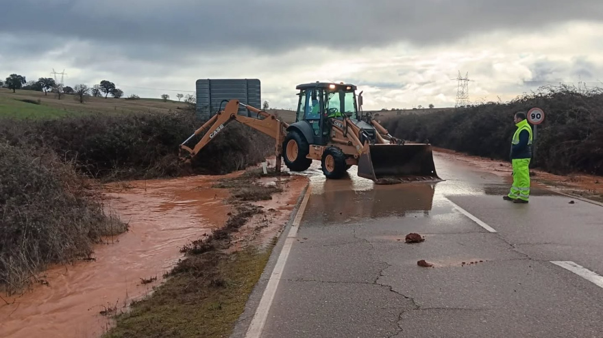 Actuación de los servicios de mantenimiento de la Diputación de Zamora