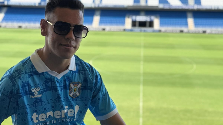 David Tejera, en el Heliodoro Rodríguez López.