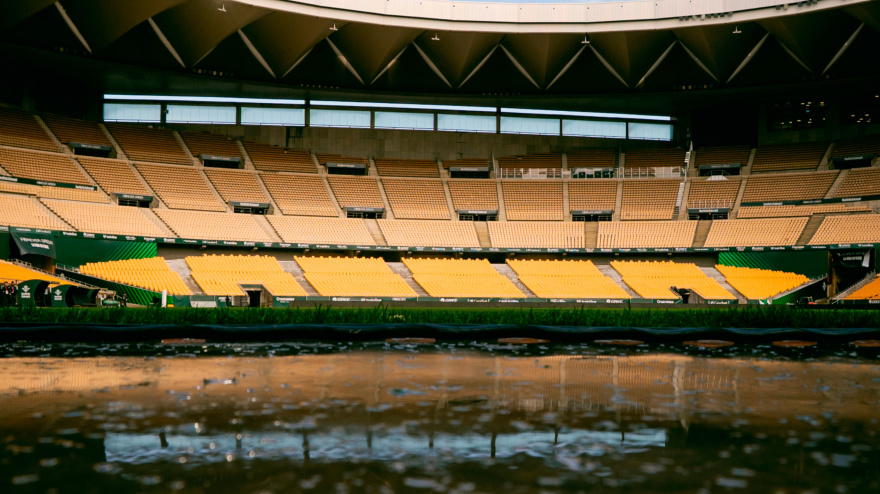 Imagen del estadio de La Cartuja antes del Betis-Atlético