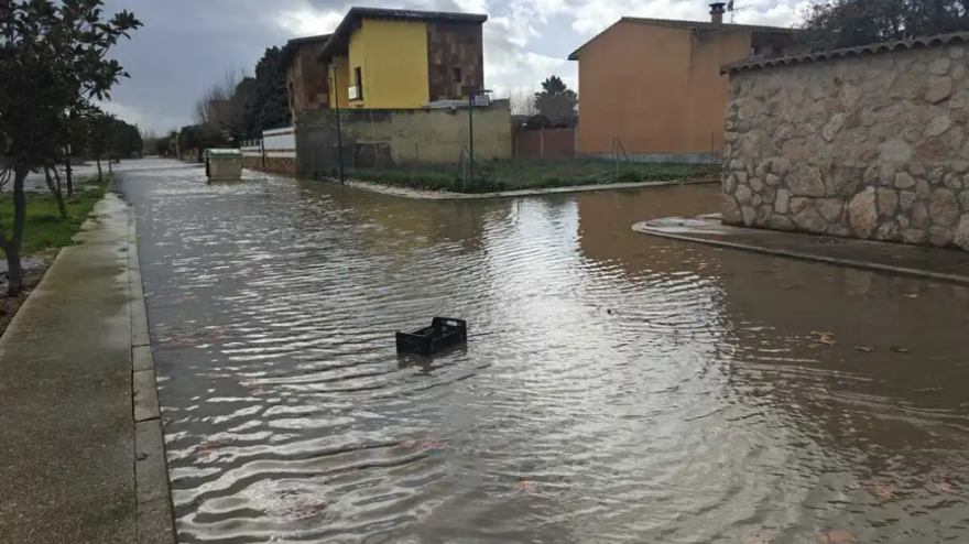 Alberche tras el desbordamiento del arroyo Zarzaleja