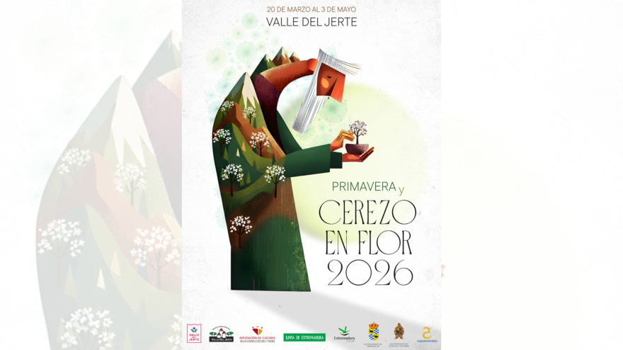 Cartel anunciador del Cerezo en Flor 2026